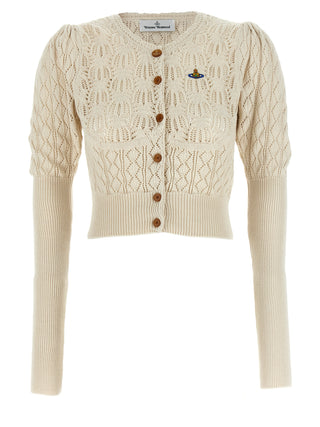 Beige Cotton Cardigan
