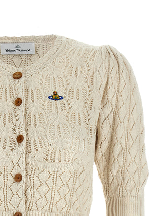 Beige Cotton Cardigan