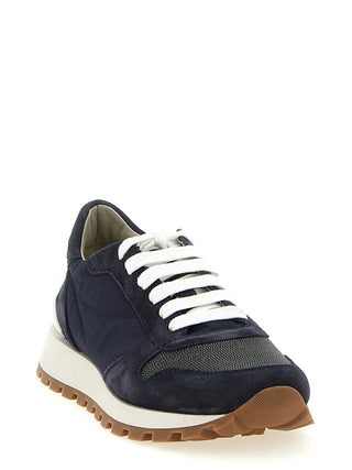 Zapatillas deportivas de poliéster azules