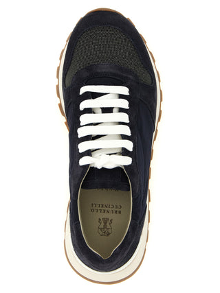 Zapatillas deportivas de poliéster azules