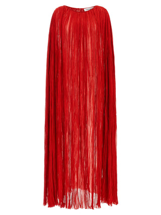 Multicolor Silk Long Dress
