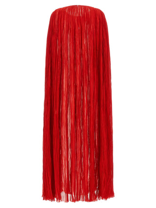 Multicolor Silk Long Dress