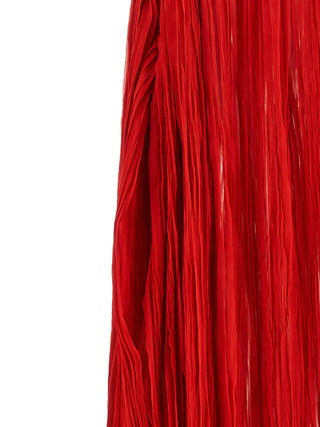 Multicolor Silk Long Dress