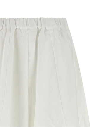 White Polyester Casual Pants