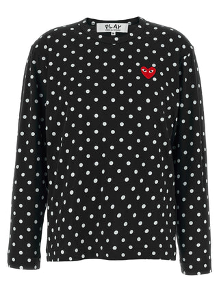 Black Cotton Long Sleeve T-Shirt