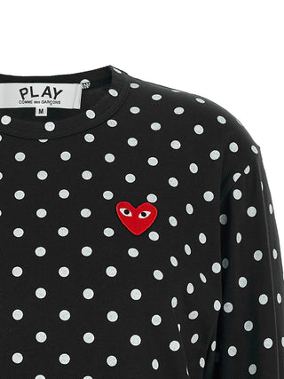Black Cotton Long Sleeve T-Shirt