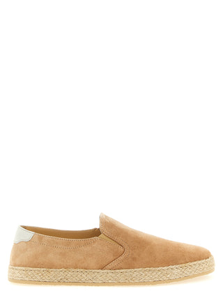 Beige Calfskin Espadrilles