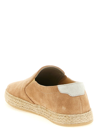 Beige Calfskin Espadrilles