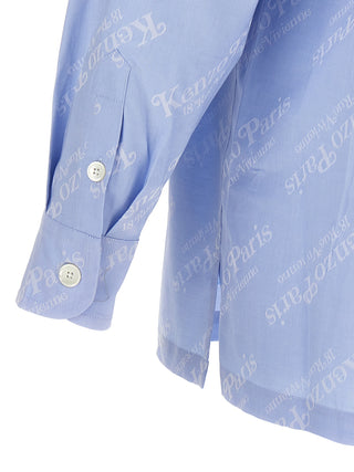 Blue Cotton Blouse