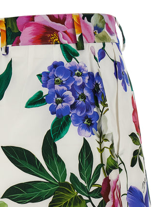 Multicolor Cotton Bermuda Shorts