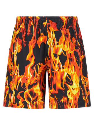 Multicolor Cotton Bermuda Shorts