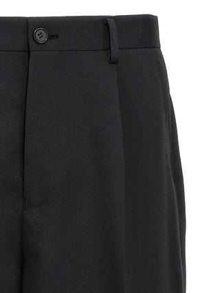 Bermudas negras de poliéster