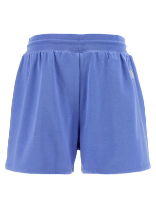 Blue Cotton Bermuda Shorts