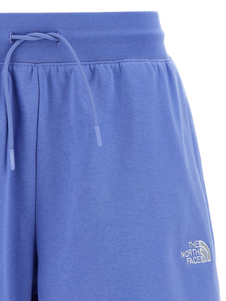 Blue Cotton Bermuda Shorts