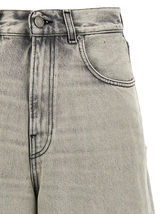 White Cotton Bermuda Shorts