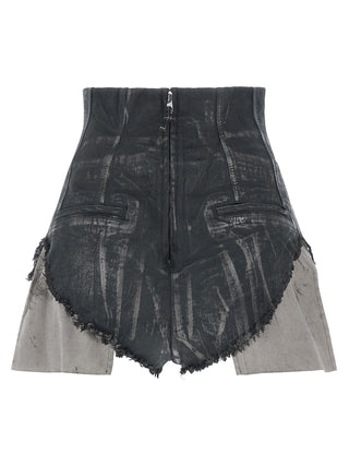 Brown Cotton Bermuda Shorts