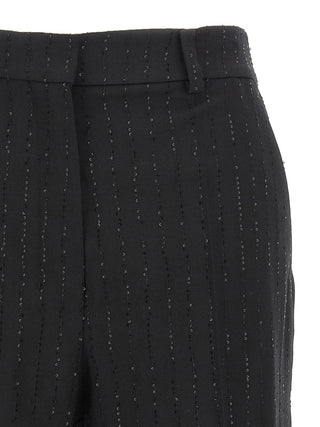 Black Virgin Wool Bermuda Shorts