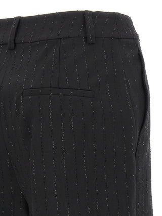 Black Virgin Wool Bermuda Shorts
