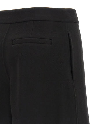 Black Virgin Wool Bermuda Shorts
