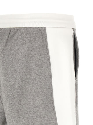 Gray Cotton Bermuda Shorts