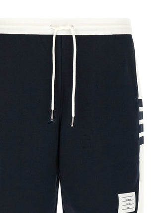 Blue Cotton Bermuda Shorts