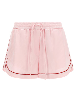 Bermudas de viscosa multicolor