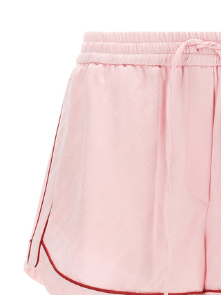 Bermudas de viscosa multicolor