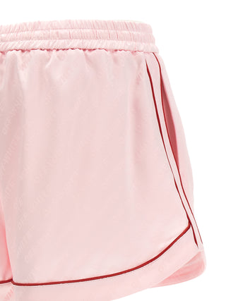 Bermudas de viscosa multicolor