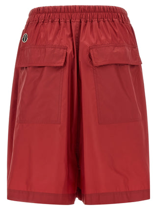 Multicolor Polyester Bermuda Shorts