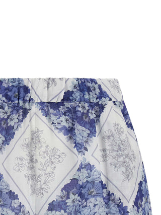 Blue Stingray Leather / Ray Skin Bermuda Shorts