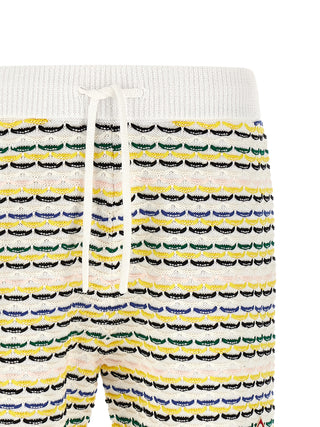 Multicolor Cotton Bermuda Shorts