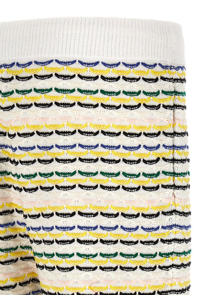 Multicolor Cotton Bermuda Shorts