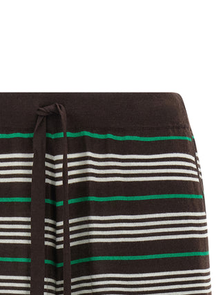 Brown Wool Bermuda Shorts