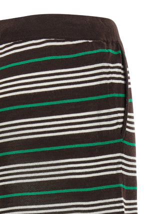 Brown Wool Bermuda Shorts