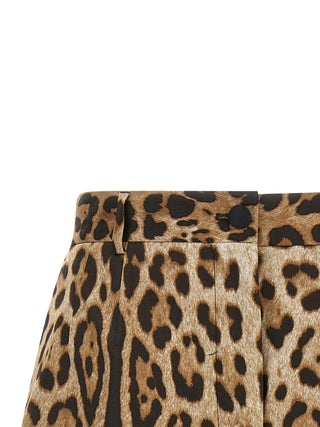 Brown Cotton Bermuda Shorts