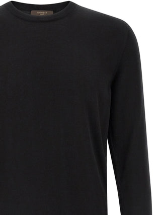 Black Cotton Cardigan