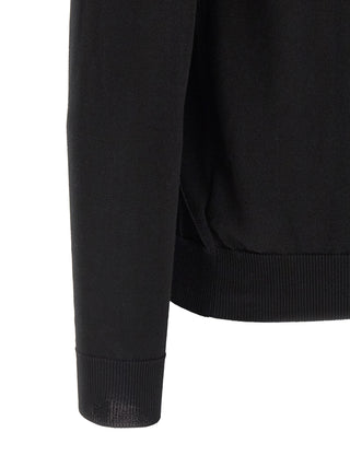 Black Cotton Cardigan