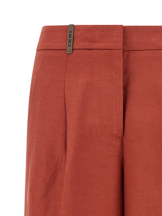 Multicolor Viscose Bermuda Shorts