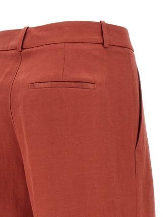 Multicolor Viscose Bermuda Shorts