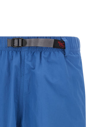 Blue Nylon Bermuda Shorts
