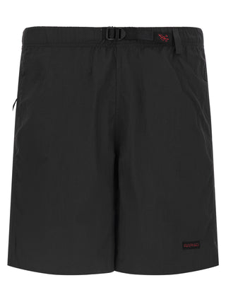 Black Nylon Bermuda Shorts