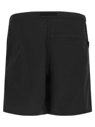 Black Nylon Bermuda Shorts