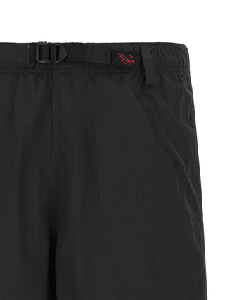 Black Nylon Bermuda Shorts