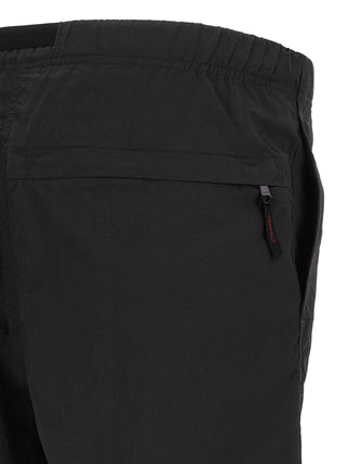 Black Nylon Bermuda Shorts