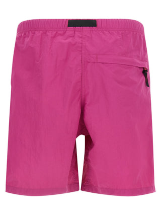 Fuchsia Nylon Bermuda Shorts