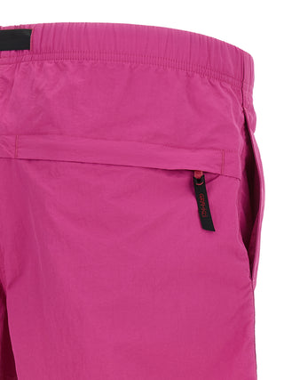 Fuchsia Nylon Bermuda Shorts