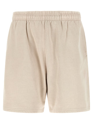 Beige Cotton Bermuda Shorts