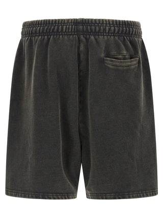 Gray Cotton Bermuda Shorts