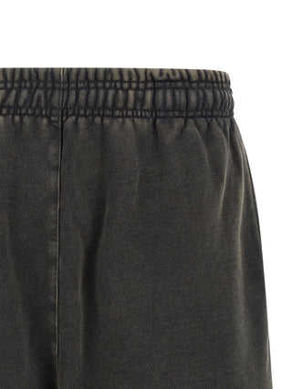 Gray Cotton Bermuda Shorts