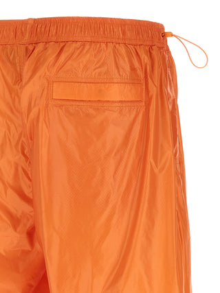Orange Polyamide Bermuda Shorts